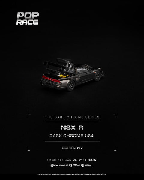 Pop Race 1/64 NSX-R Dark Chrome - GT Hobby Store