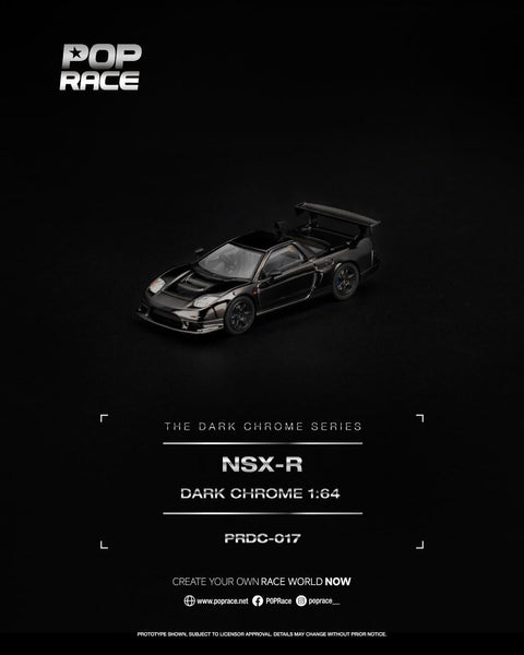 Pop Race 1/64 NSX-R Dark Chrome - GT Hobby Store