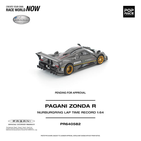 Pop Race 1/64 Pagani Zonda R Nurburgring Lap Time Record - GT Hobby Store
