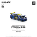 Pop Race 1/64 Pandem Civic EG6 Blue/Black - GT Hobby Store