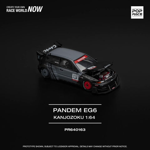 Pop Race 1/64 Pandem Civic EG6 "Kanjozoku" - GT Hobby Store