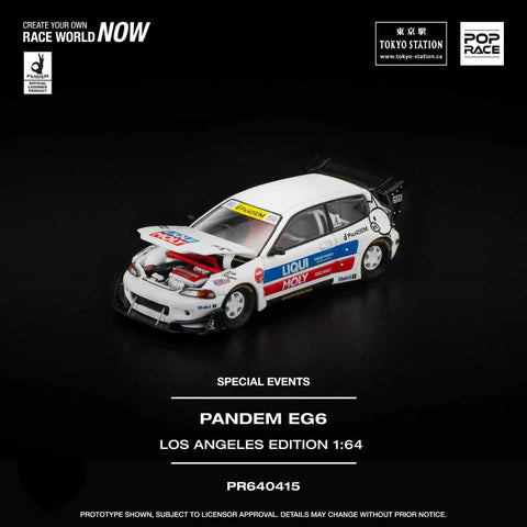 Pop Race 1/64 Pandem EG6 Los Angeles Edition - GT Hobby Store