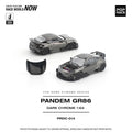 Pop Race 1/64 Pandem GR 86 - Dark Chrome - GT Hobby Store