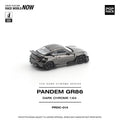 Pop Race 1/64 Pandem GR 86 - Dark Chrome - GT Hobby Store