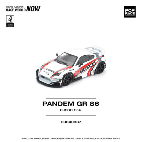 Pop Race 1/64 Pandem GR86 - Cusco - GT Hobby Store