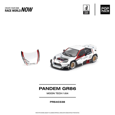 Pop Race 1/64 Pandem GR86 Moontech - GT Hobby Store