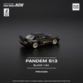 Pop Race 1/64 Pandem Silvia S13 - Black - GT Hobby Store