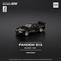 Pop Race 1/64 Pandem Silvia S13 - Black - GT Hobby Store