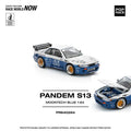 Pop Race 1/64 Pandem Silvia S13 Moontech Blue - GT Hobby Store