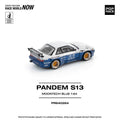 Pop Race 1/64 Pandem Silvia S13 Moontech Blue - GT Hobby Store