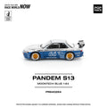 Pop Race 1/64 Pandem Silvia S13 Moontech Blue - GT Hobby Store