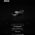 Pop Race 1/64 R34 Wagon Dark Chrome - GT Hobby Store