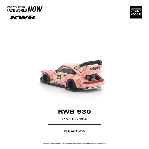 Pop Race 1/64 RWB 930 "Pink Pig" - GT Hobby Store