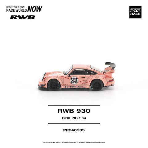 Pop Race 1/64 RWB 930 "Pink Pig" - GT Hobby Store