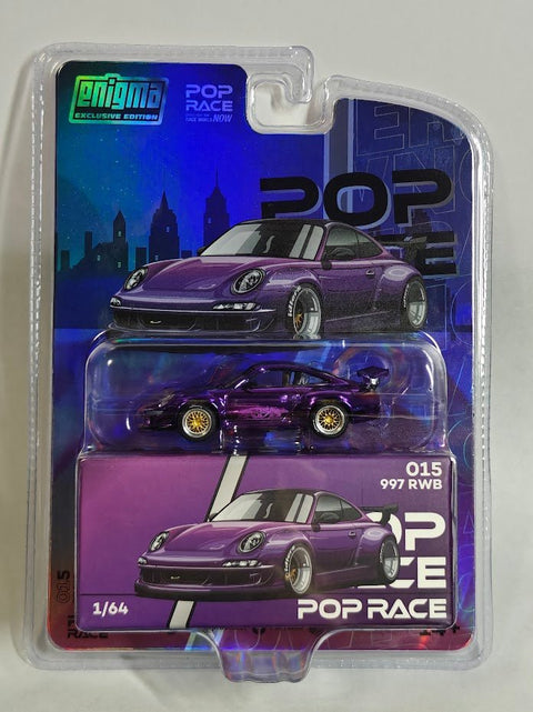 Pop Race 1/64 RWB 997 Purple (Enigma Exclusive Edition) - GT Hobby Store