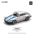 Pop Race 1/64 Singer Silver/Blue - GT Hobby Store