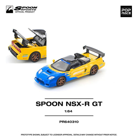 Pop Race 1/64 Spoon NSX R GT - GT Hobby Store