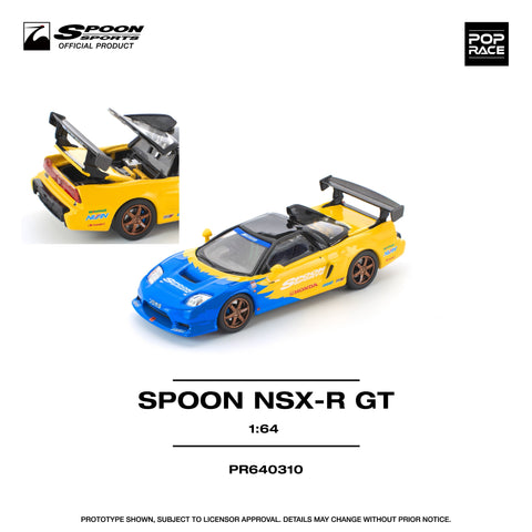 Pop Race 1/64 Spoon NSX R GT - GT Hobby Store