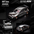 Pop Race X TS Exclusives 1/64 Pandem EG6 Silver Chrome - GT Hobby Store