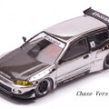 Pop Race X TS Exclusives 1/64 Pandem EG6 Silver Chrome - GT Hobby Store