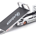 Pop Race X TS Exclusives 1/64 Pandem Fuso 300 Flatbed Transporter Silver Chrome - GT Hobby Store