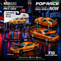 Pop Race X TS Exclusives 1/64 Top Secret Supra A80 GT300 Orange Chrome - GT Hobby Store