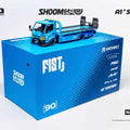Shoom64 1/64 Hino 300 Custom Drop-Bed Car Carrier - Fist Livery (LHD) - GT Hobby Store