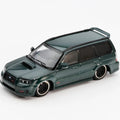 Shoom64 1/64 Subaru Forester STI (SG) 2005 Green (LHD) - GT Hobby Store