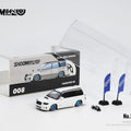 Shoom64 1/64 Subaru Forester STI (SG) 2005 White (LHD) - GT Hobby Store