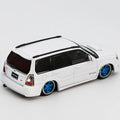 Shoom64 1/64 Subaru Forester STI (SG) 2005 White (LHD) - GT Hobby Store