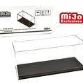 Showcase 1:18 with Black Synthetic Leather Base Collector Display Case (14″x6″x6″) – Mijo Exclusives - GT Hobby Store