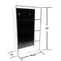Showcase 1:24 4 Cars Wall Mount Collector Display Case (10.5″x5″x19″) – Mijo Exclusives - GT Hobby Store