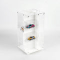 Showcase 1:64 Acrylitower 24 - Car Display Desk Top Spinner with Magnetic Covers (6.5″x 6.5″x13.5″) – White – MiJo Exclusives - GT Hobby Store