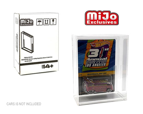 Showcase 1:64 Basic Redline Collector Single Display Case (5.25″x2.5″x7.5″) – Mijo Exclusives - GT Hobby Store