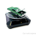 Solar Display Stand 3.5″ Turntable 360 Degree Rotating Black Base - GT Hobby Store