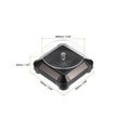 Solar Display Stand 3.5″ Turntable 360 Degree Rotating Black Base - GT Hobby Store