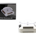 Solar Display Stand 3.5″ Turntable 360 Degree Rotating White Base - GT Hobby Store