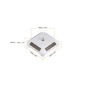 Solar Display Stand 3.5″ Turntable 360 Degree Rotating White Base - GT Hobby Store