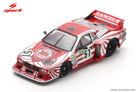 Spark 1/64 Lancia Beta Montecarlo Turbo No.51 Le Mans 24h 1980 B. Darniche - H. Heyer - T. Fabi - GT Hobby Store