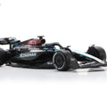 Spark 1/64 Mercedes-AMG PETRONAS Formula One Team No.63 F1 W15 E Performance Winner Las Vegas GP 2024 George Russell - GT Hobby Store