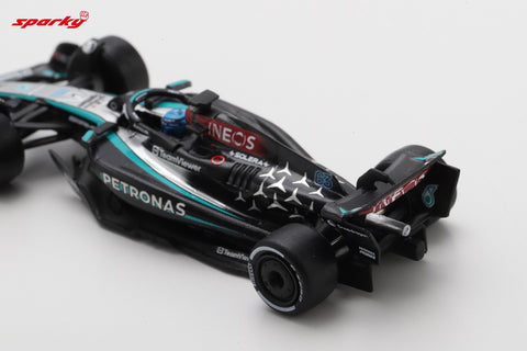 Spark 1/64 Mercedes-AMG PETRONAS Formula One Team No.63 F1 W15 E Performance Winner Las Vegas GP 2024 George Russell - GT Hobby Store