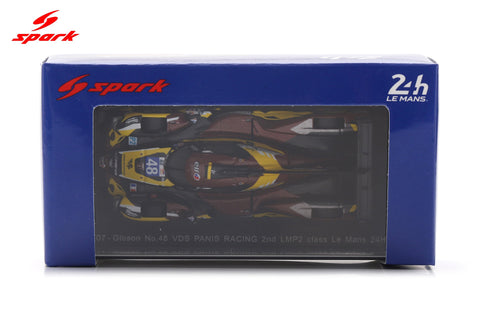 Spark 1/64 Oreca 07 - Gibson No.48 VDS PANIS RACING 2nd LMP2 class Le Mans 24H 2025 O. Gray - E. Masson - F. Perera - GT Hobby Store