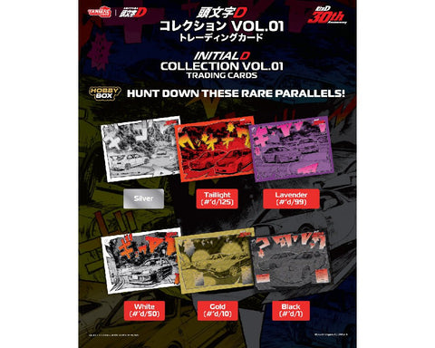Tarmac Cards Initial D Collection Vol. 01 Trading Cards Hobby Box – Limited Edition - GT Hobby Store