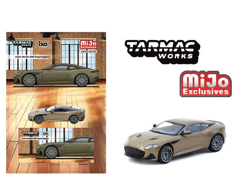 Tarmac Works 1:64 Aston Martin DBS Superleggera – Brown Metallic – Global64 – MiJo Exclusives Limited Edition - GT Hobby Store
