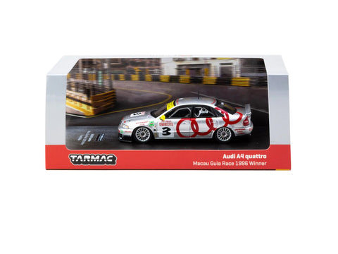 Tarmac Works 1:64 Audi A4 Quattro 3 Macau Guia 1996 Winner – Hobby64 - GT Hobby Store