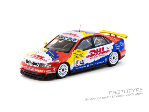 Tarmac Works 1/64 Audi A4 Quattro Super Tourenwagen Cup 1998 Frank Biela - GT Hobby Store