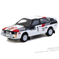 Tarmac Works 1:64 Audi Quattro A1 – Lombard RAC Rally 1982 Winner 1 – Collab64 - GT Hobby Store