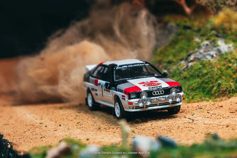 Tarmac Works 1:64 Audi Quattro A1 – Lombard RAC Rally 1982 Winner 1 – Collab64 - GT Hobby Store