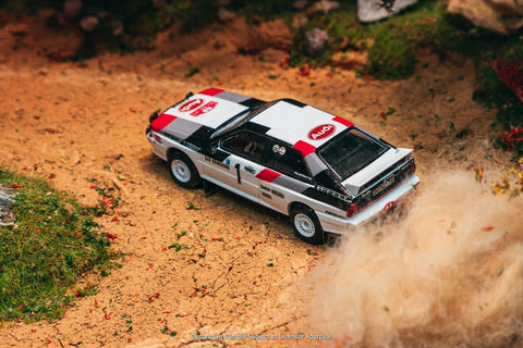 Tarmac Works 1:64 Audi Quattro A1 – Lombard RAC Rally 1982 Winner 1 – Collab64 - GT Hobby Store