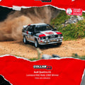 Tarmac Works 1:64 Audi Quattro A1 – Lombard RAC Rally 1982 Winner 1 – Collab64 - GT Hobby Store